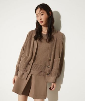 デット リネン コンビ カーディガン 6341016402 | MAX&Co