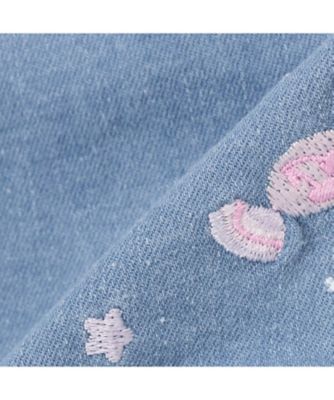 裾フリル　キャンディ刺しゅうショートパンツ