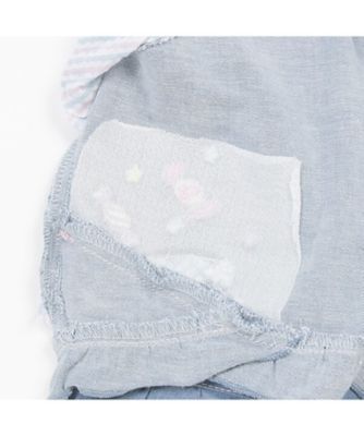裾フリル　キャンディ刺しゅうショートパンツ