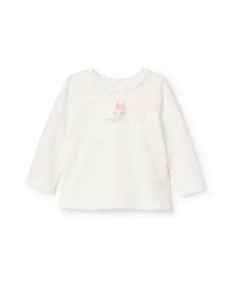 mezzo piano (Baby & Kids)/メゾ ピアノ ウサギマスコットつき長袖Tシャツ 6353202 オフホワイト ベビー用トップス【三越伊勢丹/公式】