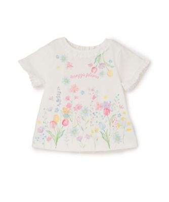 mezzo piano (Baby&Kids)/メゾ ピアノ フェアリー動物プリント　半袖Ｔシャツ　６３６１２０３