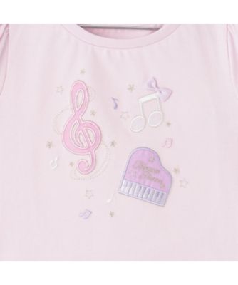 明*職様 Mezzo Piano メゾピアノ　刺繍　Tシャツ　130記載　110 音符刺繍 半袖Tシャツ 6362201 | mezzo piano (Baby&Kids