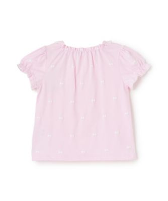 ウサギマスコットつき リボン柄 半袖Tシャツ 6362202 | mezzo