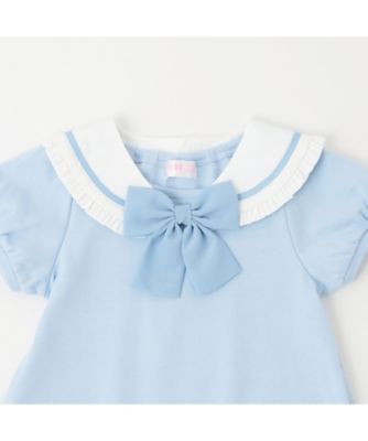 音符刺しゅう セーラー衿つき ワンピース 6362301 | mezzo