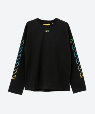 ＜Off-White Kids (Baby&Kids)＞アローレインボー長袖Ｔシャツ