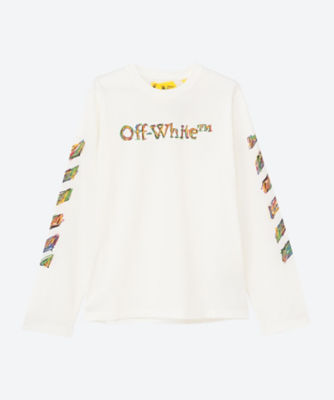＜Off-White Kids (Baby&Kids)＞ロゴ　スケッチ長袖Ｔシャツ