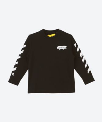 ＜Off-White Kids (Baby&Kids)＞ペイント　グラフィック長袖Ｔシャツ