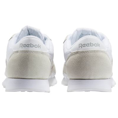 reebok classic nylon trainers in white 6390