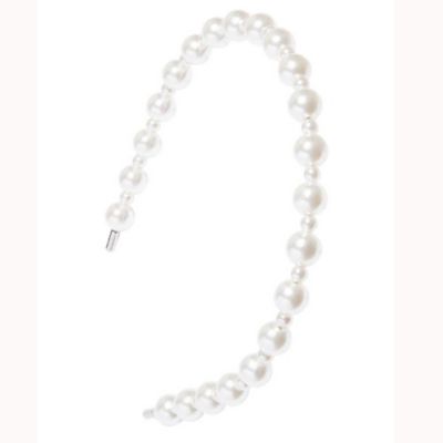 ＜FRANCE LUXE (Women)＞スタッズ　パール　ヘッドバンド　パール／シルバー　６３９７０９５１９９８０