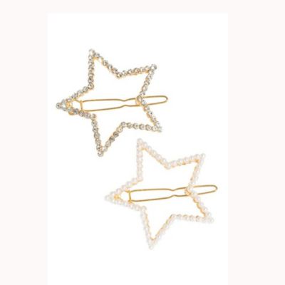 ＜FRANCE LUXE (Women)＞パール　スターピン　２個セット　６３９７０９６４７５７７