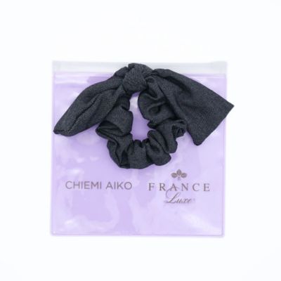 FRANCE LUXE (Women)/フランスラックス 2Wayリボン ボウ スクランチー(デニム)(Chiemi Aikou Collaboration)