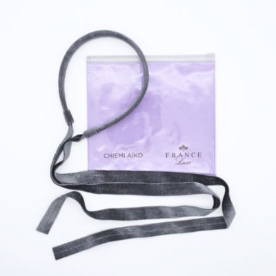 FRANCE LUXE (Women)/フランスラックス ベロア ロング リボン ヘッドバンド(Chiemi Aikou Collaboration)