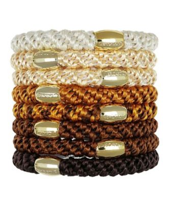 ポニーテール チューブ 8P（レザー／ゴールド