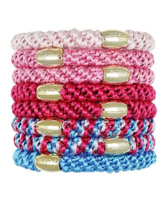 ＜FRANCE LUXE (Women)＞ポニーテール　チューブ　８Ｐ（ブルーラズベリー／ゴールド）　６３９７０９６９１５２５