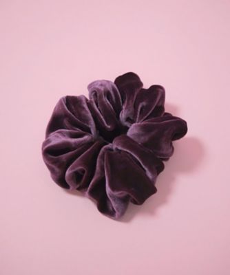 ラージ シュシュ （プラムベルベット） 639709693758