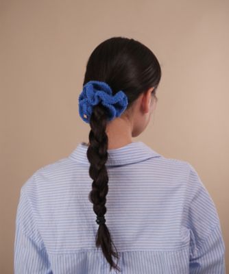 ミリー クロシェ スクランチー（ブルー） 639709696711