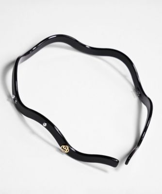 FRANCE LUXE (Women)/フランス ラックス クワイエット　ウェイビーヘッドバンド（ブラック）　６３９７０９６９７８００