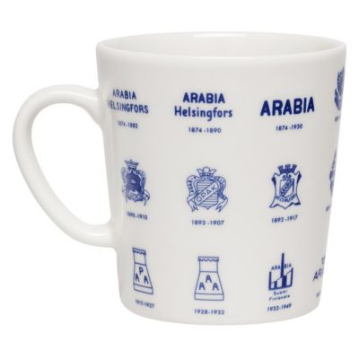 スタンプマグ0．3L ブルー | ARABIA/アラビア | 三越伊勢丹