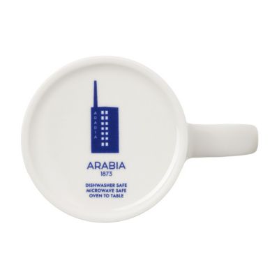 スタンプマグ0．3L ブルー | ARABIA/アラビア | 三越伊勢丹