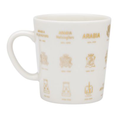 スタンプマグ0．3L ゴールド | ARABIA/アラビア | 三越伊勢丹