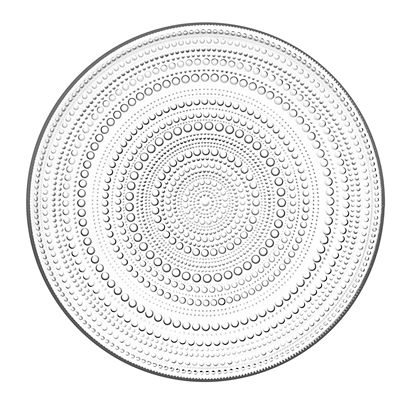 ＜iittala＞カステヘルミ　プレート　３１．５ｃｍ　クリア