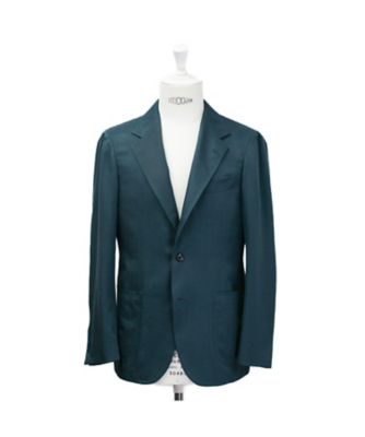 ピュアシルク グリーンスーツ RT026F65E | RING JACKET (Men
