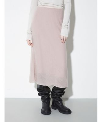 ＜MAX&Co. (Women)＞マゴ　ソフト　ガーゼ　ニット　ミディ　スカート　６７７６０２５４０２