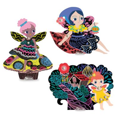 【受注商品】スクラッチアート　妖精のパペット