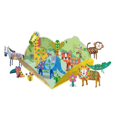 ＜BORNELUND (Baby&Kids)＞ステッカーアート　サファリアニマル