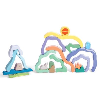＜Hape (Baby&Kids)＞カラフルアーチ　どうぶつ　Ｅ０４９９