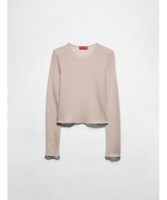 【送料無料】MAX & Co. (Women)/マックス アンド コー ナルヴェル ソフト ガーゼ ニット Tシャツ 6946025402 DUST ROSE トップス【三越伊勢丹/公式】