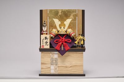 送料無料】【三越カタログNo．18】光雲作 兜収納飾りセット | 平安