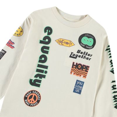 長袖Ｔシャツ　Ｒｕｂｅ　３８８１　Ｍｅｓｓａｇｅｓ　ｃｏｌｏｕｒ　６Ｓ２５Ａ４０５