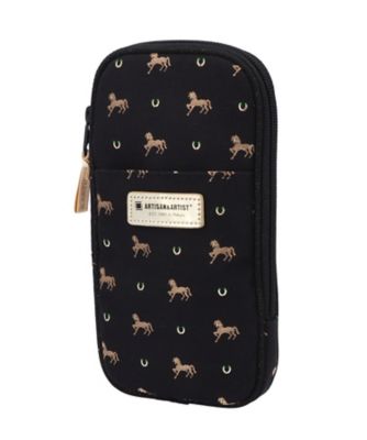 ＜ARTISAN&ARTIST (Women)＞ピルーエット　スリムなマルチユースポーチ　６ＷＰーＰＲ９０８（ＢＬＫ）