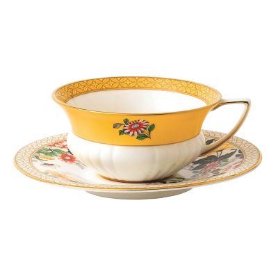 WEDGWOOD/ウェッジウッド ワンダーラスト プリムローズ ティーカップ&ソーサー