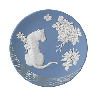 未使用❤️ウェッジウッド❤️ジャスパー 干支 寅 プレート トレイ 2022年 虎 ウェッジウッド ジャスパー 干支トレイ 2022年 虎【寅】