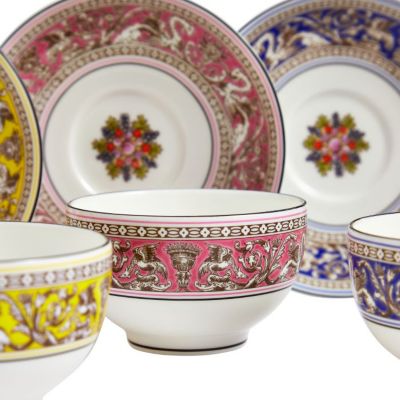 フロレンティーン ティーボウル＆ソーサー 6色セット | WEDGWOOD