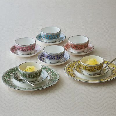 フロレンティーン ティーボウル＆ソーサー 6色セット | WEDGWOOD