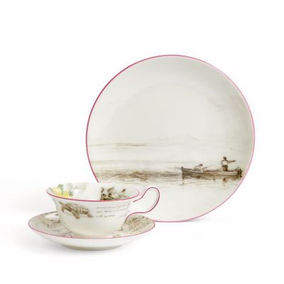 ＜WEDGWOOD＞ヴォヤージュ　オブ　ザ　ビーグル　３ピースセット　ガラパゴス