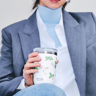 ワイルド ストロベリー 蓋付ドリンクタンブラー（ステンレス
