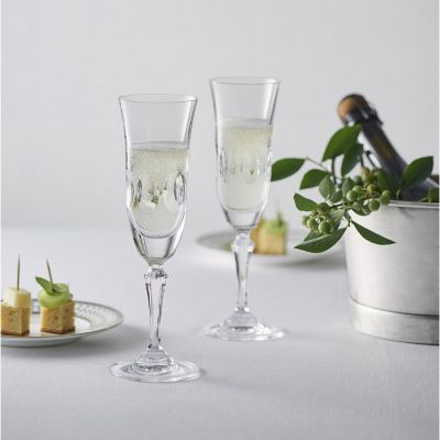 ウェッジウッド　シャンパン用グラス 2個セット シルバー装飾 ウェッジウッド シャンパン用グラス 2個セット シルバー装飾 【公式通販】