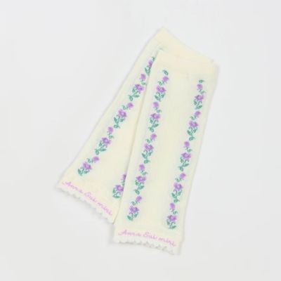 ＜ANNA SUI mini (Baby&Kids)＞花レース柄　ベビーレッグウォーマー
