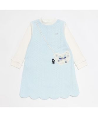 ＜ANNA SUI mini(Baby&Kids)＞ファーバッグトロンプルイユワンピース