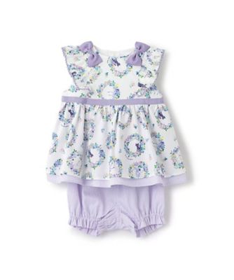 ANNA SUI mini (Baby&Kids)/アナ スイ・ミニ フラワーリース柄チュニック＋カバーパンツ　７０５１５０５