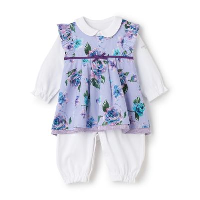 アナスイミニ　140 アウター＆チュニック＆パンツ　3点セット RoseSketch柄チュニック＋2WAYオール