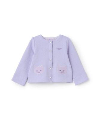 ＜ANNA SUI mini (Baby&Kids)＞ねこモチーフカーディガン　７０５３５０８
