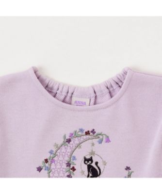 月ネコ刺繍トレーナー 7053509 | ANNA SUI mini
