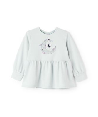 月ネコ刺繍トレーナー 7053509 | ANNA SUI mini