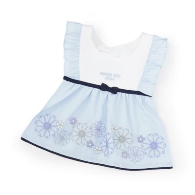 ANNA SUI mini (Baby & Kids)/アナ スイ・ミニ お花刺繍スタイ 7053550 L・ブルー よだれかけ【三越伊勢丹/公式】