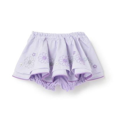 ANNA SUI 花柄フリルスカート ANNA SUI 花柄フリルワンピース 70cm 日本製 - メルカリ